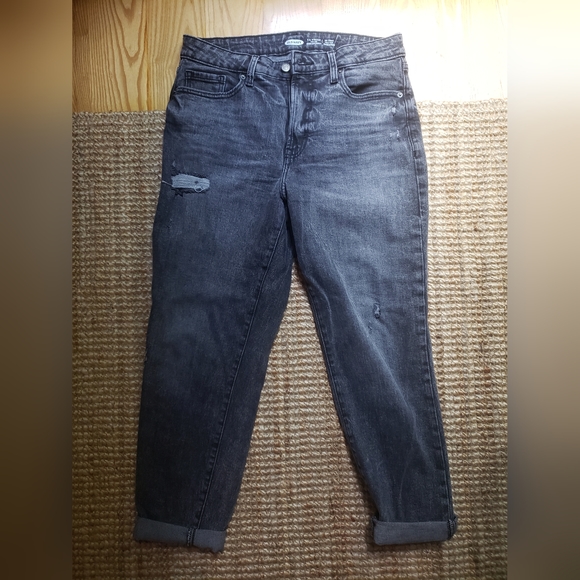 Old Navy OG straight size 8 black jeans - Picture 1 of 4